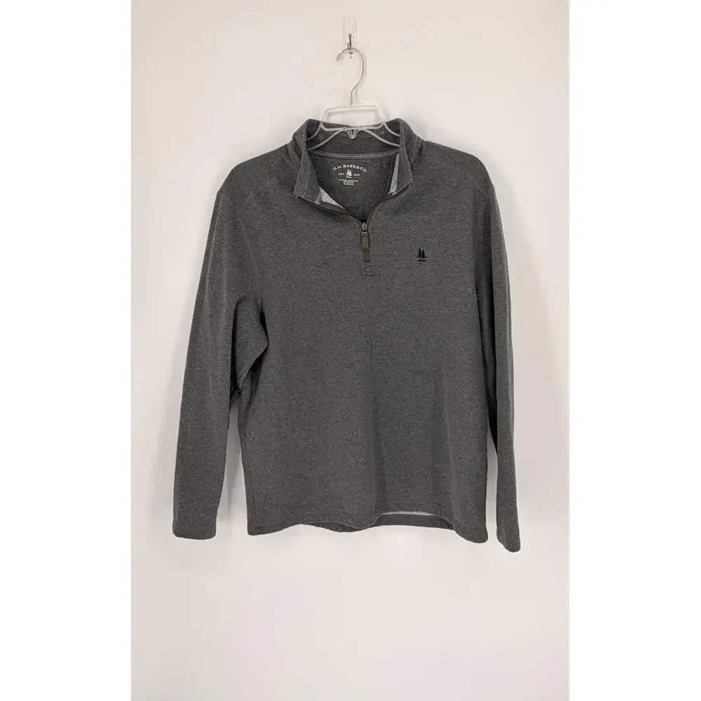G.H. Bass‎ & Co. Embroidered Quarter-Zip Pullover Regular XL Cotton Blend